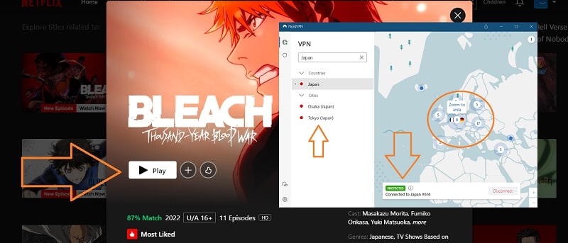 Comment regarder la série animée Bleach sur Netflix ?