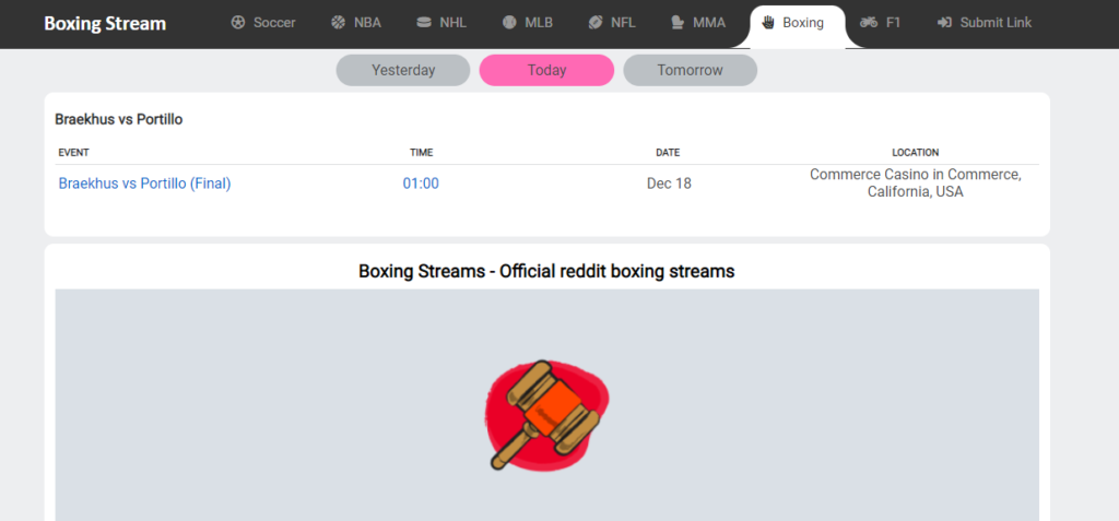 Boxing Streams