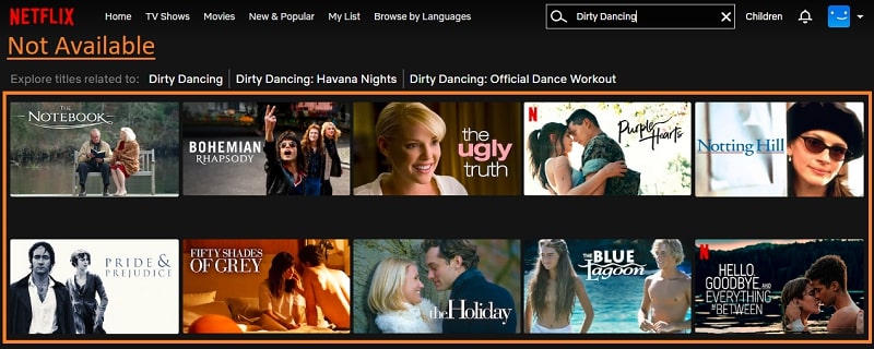 Dirty Dancing (1987) sur Netflix