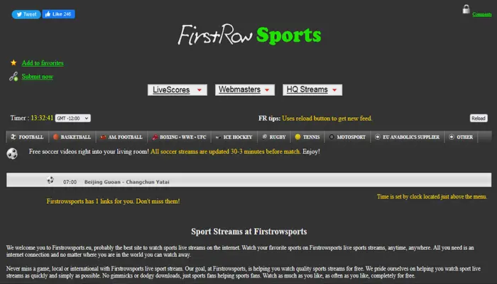 FirstRow Sports