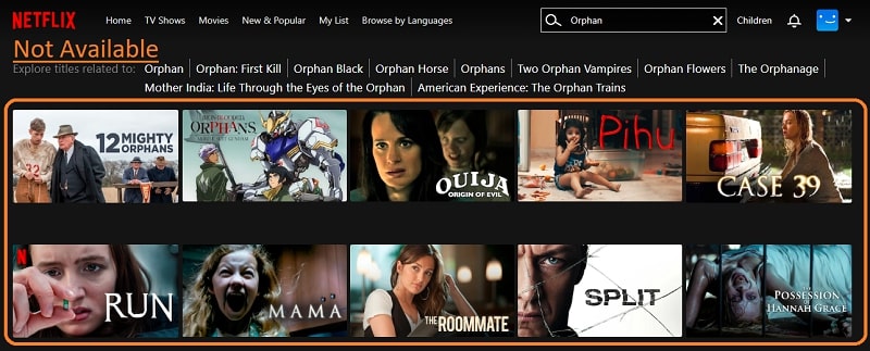 Is Orphan (2009) On Netflix