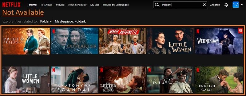 Regardez la série Poldark de n'importe où sur Netflix