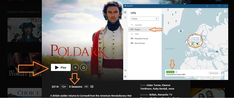 Guarda la serie Poldark ovunque su Netflix