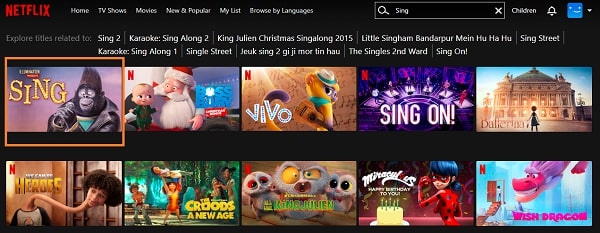 Watch Sing (2016) On Netflx