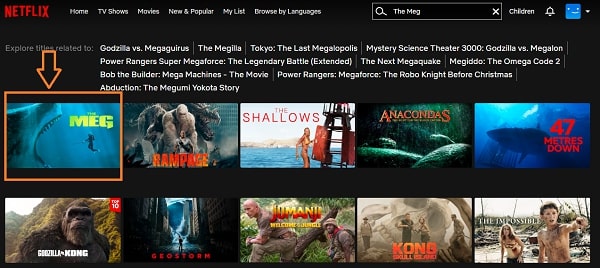 Regardez The Meg (2018) sur Netflix