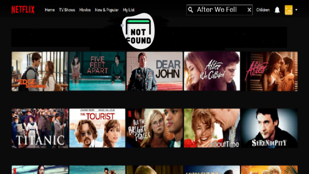 Accedi a After We Fell (2021) su Netflix Anywhere con questi semplici passaggi