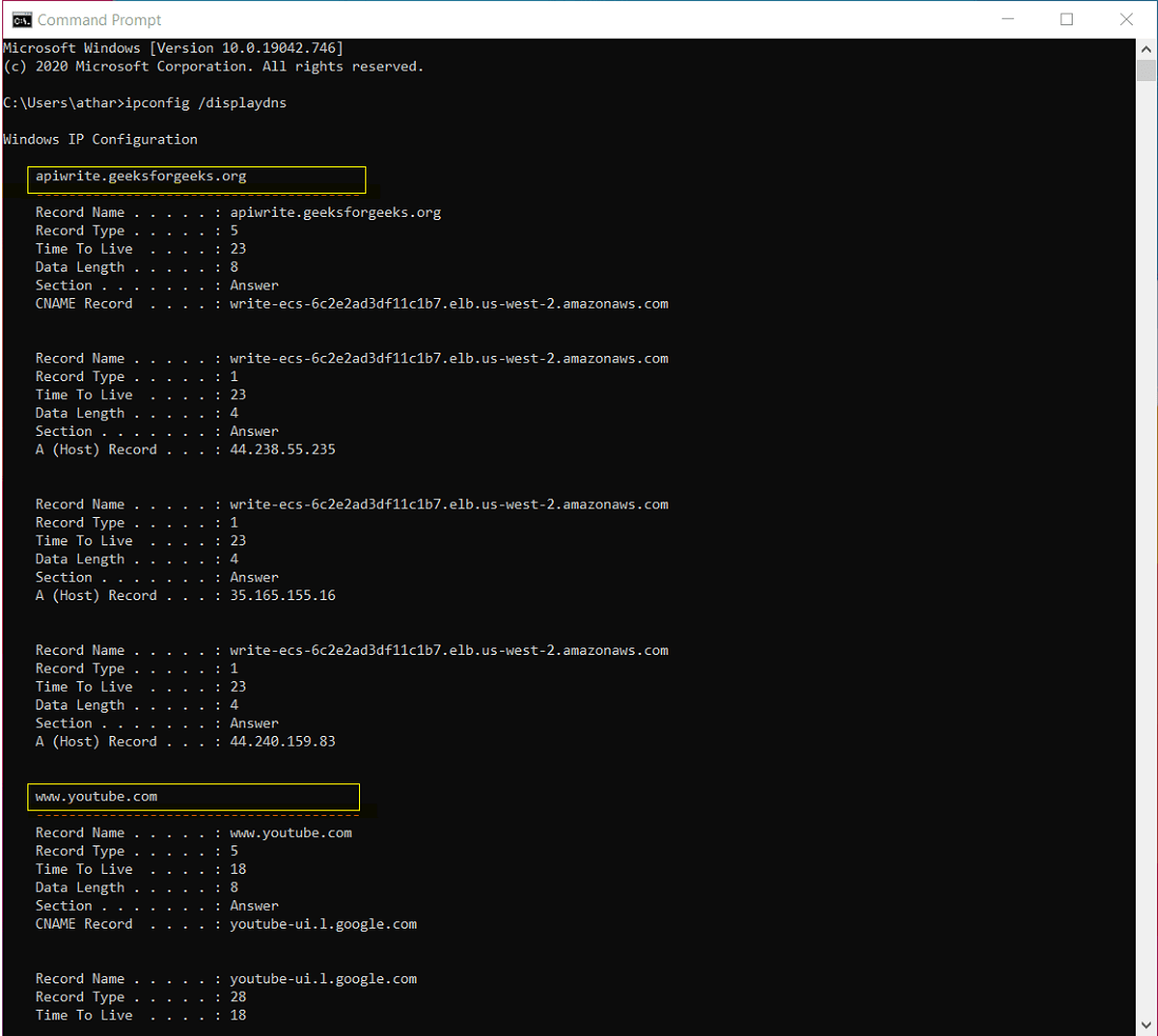 Detailed DNS